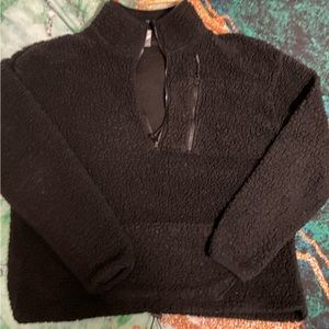 Furry pullover jacket